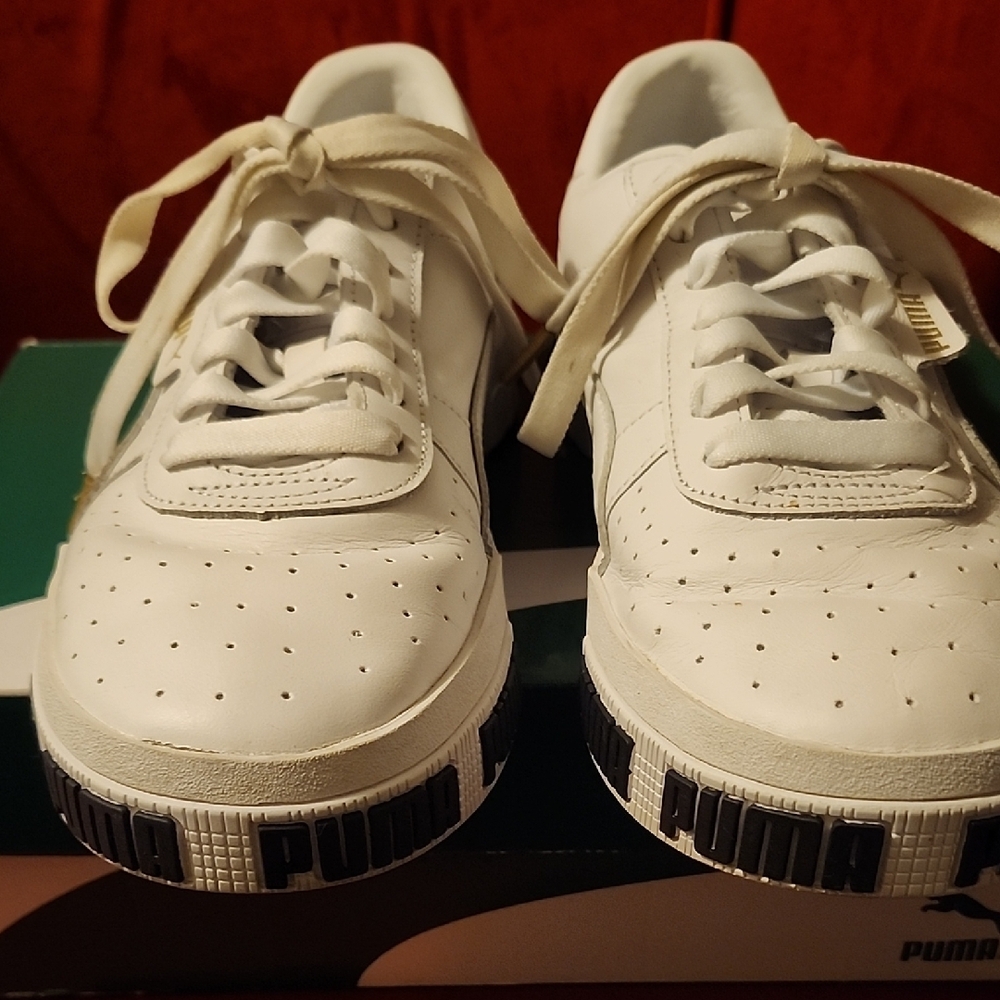 Puma White Athletic Shoes